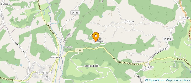 localisation de l'entreprise MADAME MARIE VAILLE  TUDEILS