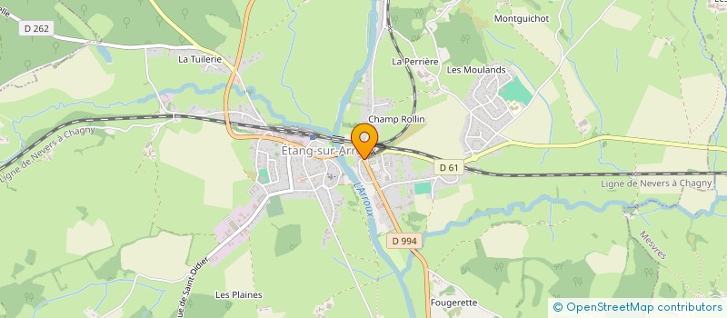 localisation de l'entreprise MADAME MARIE VAILLEAU à ETANG-SUR-ARROUX