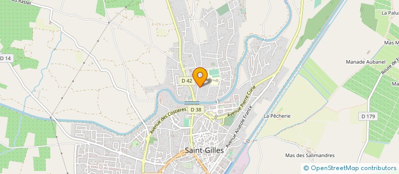 localisation de l'entreprise MADAME MARIE VALADIER  SAINT-GILLES