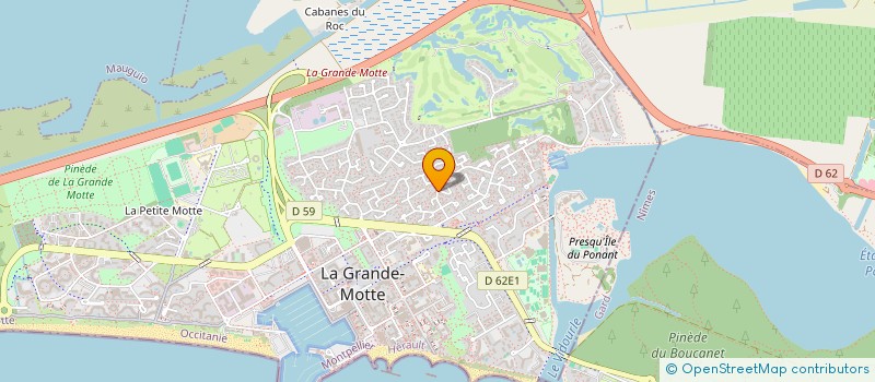 localisation de l'entreprise MADAME MARIE VALAT à LA GRANDE-MOTTE