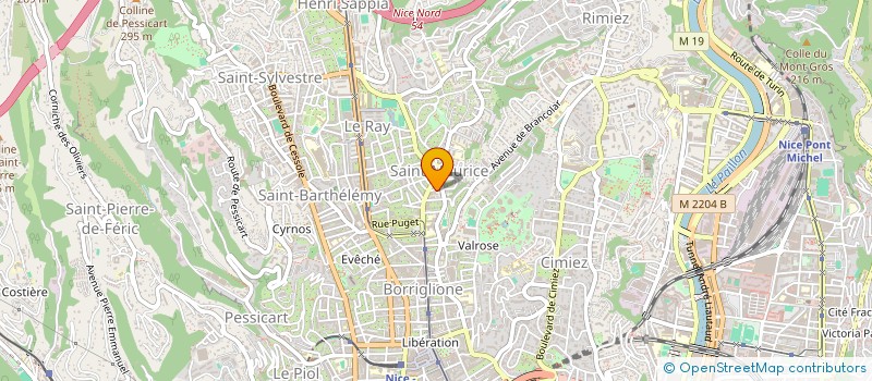 localisation de l'entreprise MADAME MARIE VALENTE  NICE