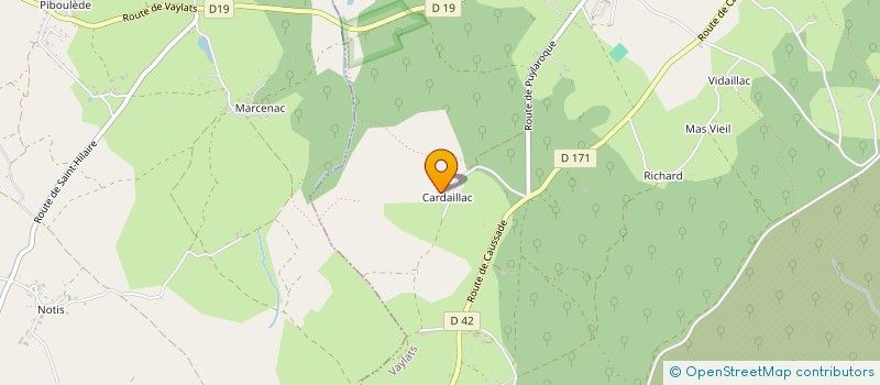 localisation de l'entreprise MADAME MARIE VALETTE  VAYLATS