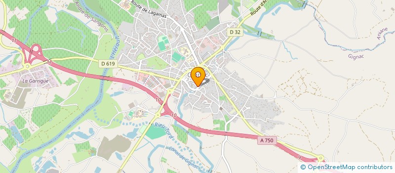 localisation de l'entreprise MADAME MARIE VALETTE à GIGNAC