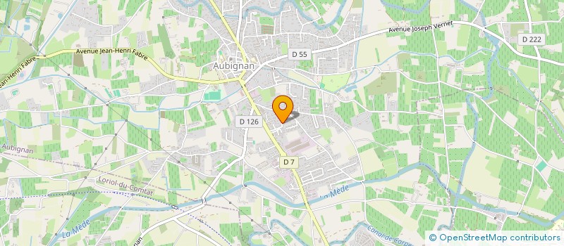 localisation de l'entreprise MADAME MARIE VALETTE  AUBIGNAN