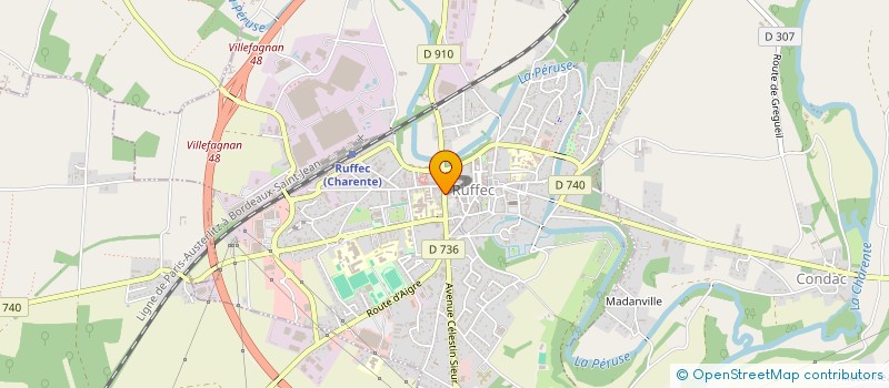 localisation de l'entreprise MADAME MARIE VALLADE à RUFFEC