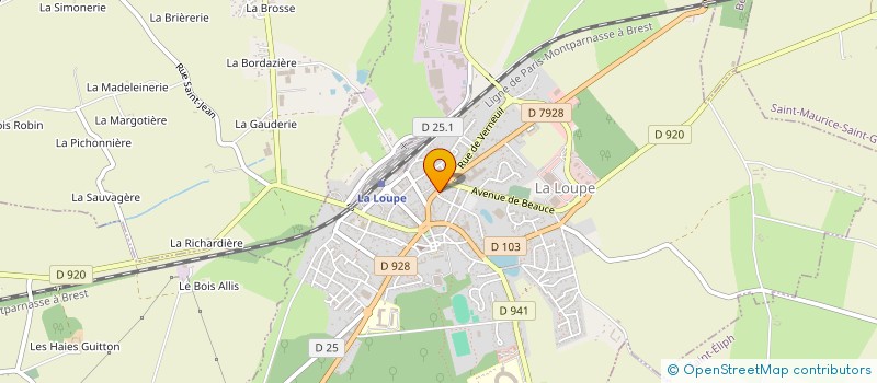 localisation de l'entreprise MADAME MARIE VALLEE à LA LOUPE