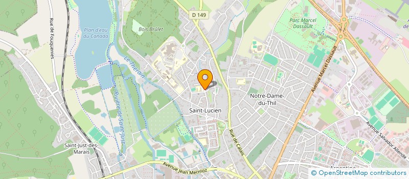 localisation de l'entreprise MADAME MARIE VALLERIE  BEAUVAIS