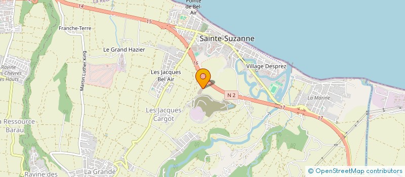 localisation de l'entreprise MADAME MARIE VALLIAMEE à SAINTE SUZANNE