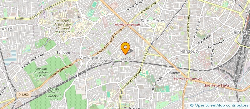 localisation de l'entreprise MADAME MARIE VALOIS à TALENCE