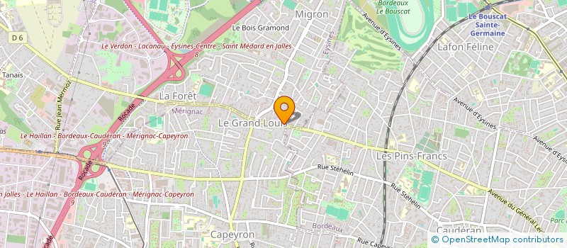 localisation de l'entreprise MADAME MARIE VAN CAEMERBEKE  EYSINES
