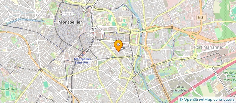 localisation de l'entreprise MADAME MARIE VAN DAMME  MONTPELLIER