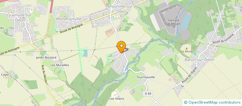 localisation de l'entreprise MADAME MARIE VAN DE CASTEELE  TOURVILLE-SUR-ODON