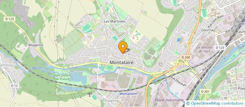 localisation de l'entreprise MADAME MARIE VAN DE WALLE à MONTATAIRE