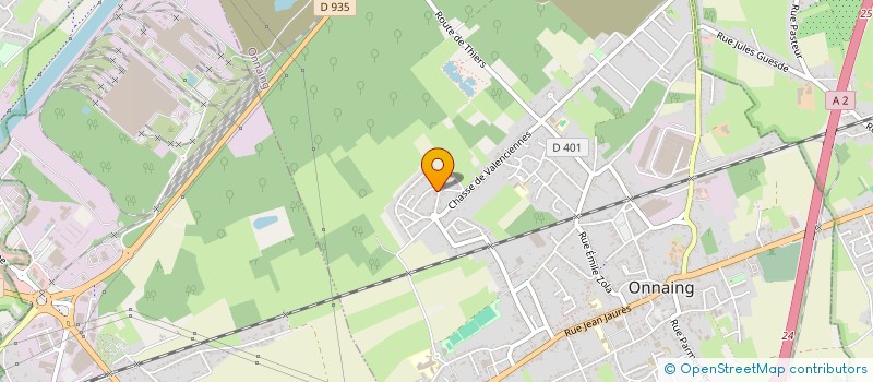 localisation de l'entreprise MADAME MARIE VANDERBIEST  ONNAING