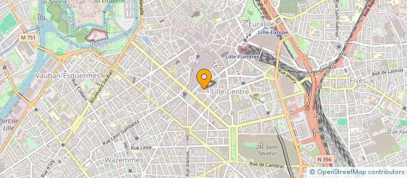 localisation de l'entreprise MADAME MARIE VANDERHAEGEN à LILLE
