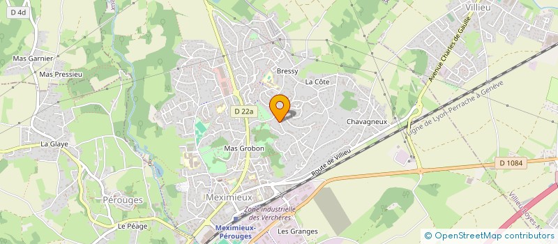 localisation de l'entreprise MADAME MARIE VANEL  MEXIMIEUX