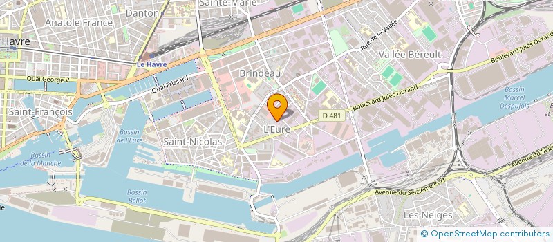 localisation de l'entreprise MADAME MARIE VANILLE OGER  LE HAVRE