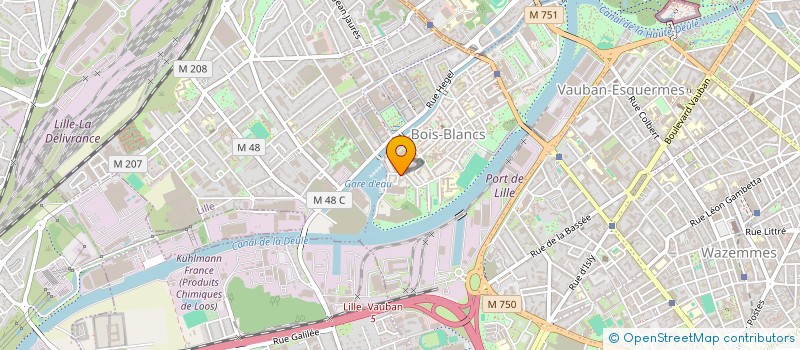 localisation de l'entreprise MADAME MARIE VANLERENBERGHE  LILLE