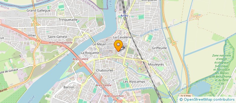 localisation de l'entreprise MADAME MARIE VARGAS  ARLES
