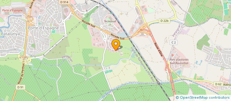 localisation de l'entreprise MADAME MARIE VASSAL  PERPIGNAN