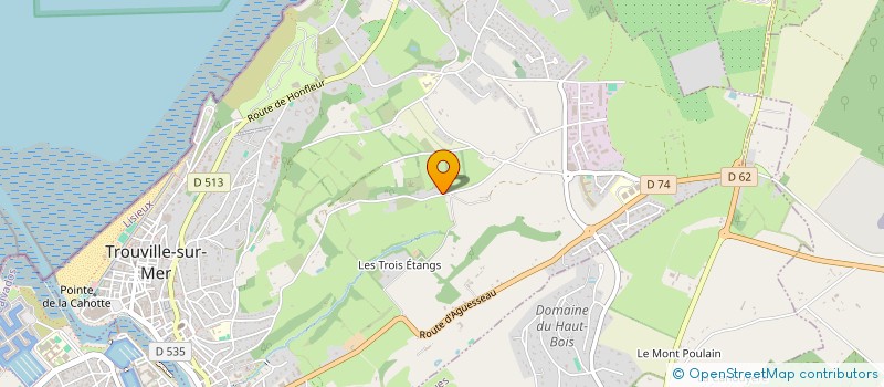 localisation de l'entreprise MADAME MARIE VAULTIER  TROUVILLE-SUR-MER