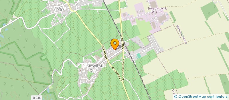 localisation de l'entreprise MADAME MARIE VAZART  LE MESNIL SUR OGER