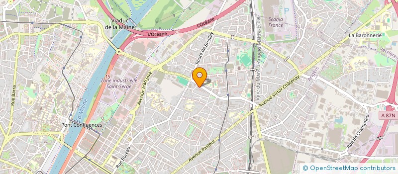 localisation de l'entreprise MADAME MARIE VEGER à ANGERS