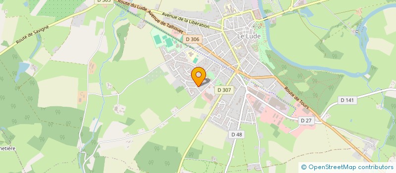 localisation de l'entreprise MADAME MARIE VELNA  LE LUDE