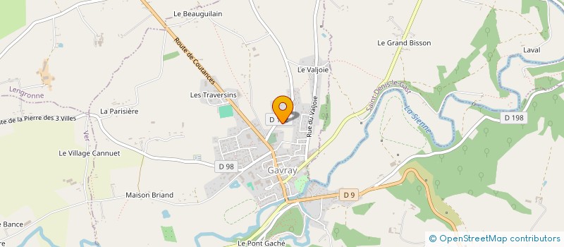 localisation de l'entreprise MADAME MARIE VENTELON à GAVRAY-SUR-SIENNE