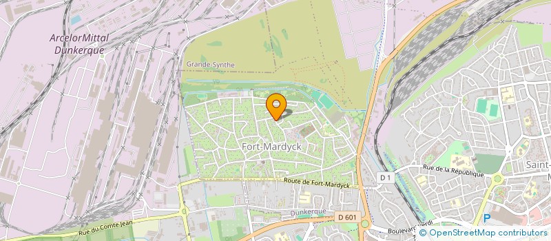 localisation de l'entreprise MADAME MARIE VERBRUGGHE à DUNKERQUE