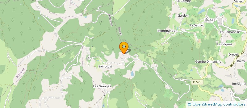 localisation de l'entreprise MADAME MARIE VERCASSON  SAINT-FELICIEN