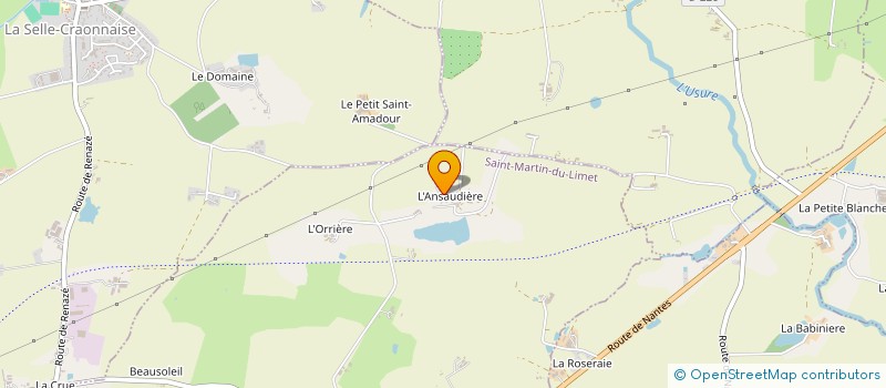 localisation de l'entreprise MADAME MARIE VERDIER  SELLE-CRAONNAISE (LA)