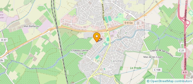 localisation de l'entreprise MADAME MARIE VERDIER  CANOHES