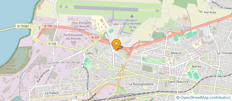 localisation de l'entreprise MADAME MARIE VERDIER  LA ROCHELLE