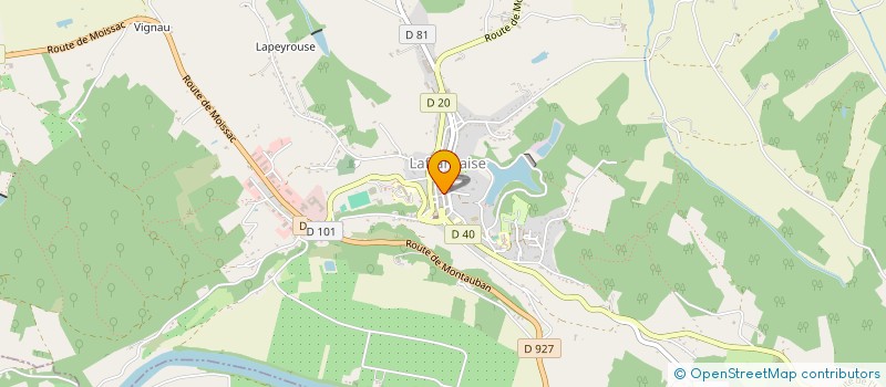 localisation de l'entreprise MADAME MARIE VERGNES  LAFRANCAISE