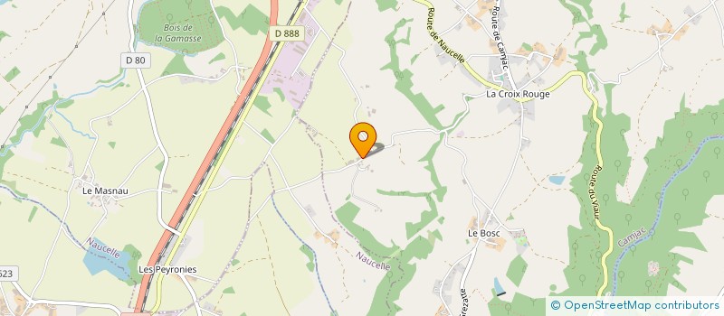 localisation de l'entreprise MADAME MARIE VERGNES à CAMJAC