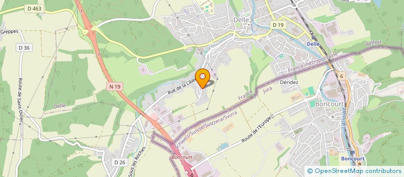 localisation de l'entreprise MADAME MARIE VERHOEF à DELLE