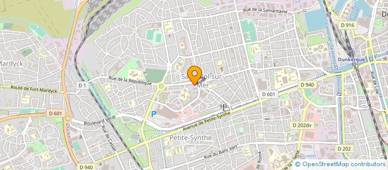 localisation de l'entreprise MADAME MARIE VERMERSCH à DUNKERQUE