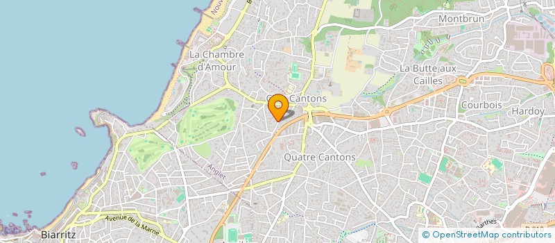 localisation de l'entreprise MADAME MARIE-VERONIQUE CORDONNIER  ANGLET