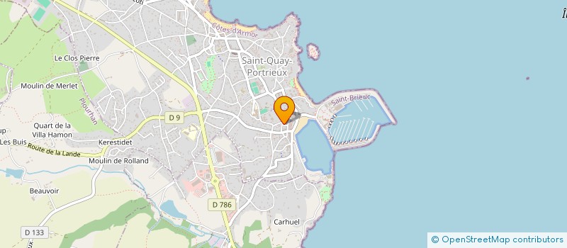 localisation de l'entreprise MADAME MARIE-VERONIQUE DAUFIN  SAINT-QUAY-PORTRIEUX