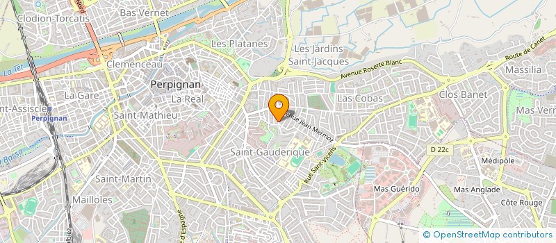 localisation de l'entreprise MADAME MARIE-VERONIQUE PERRIN à PERPIGNAN