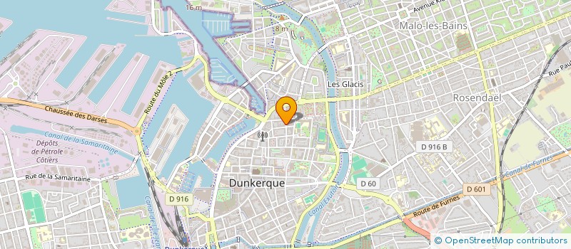 localisation de l'entreprise MADAME MARIE VEROVE à DUNKERQUE