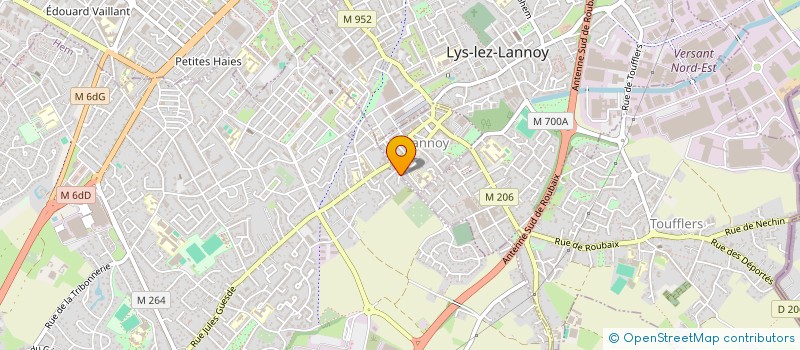 localisation de l'entreprise MADAME MARIE VERSTRAET  LANNOY