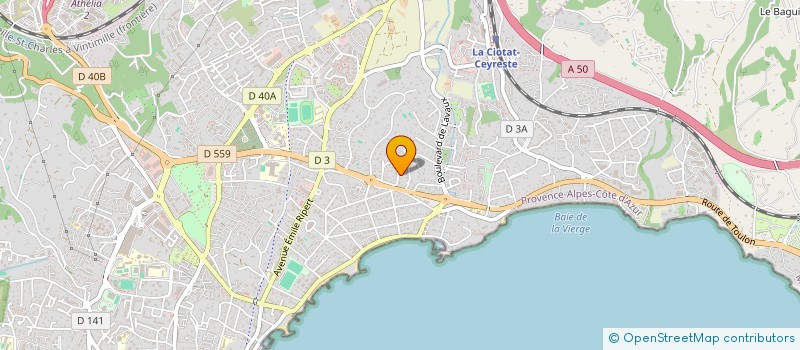 localisation de l'entreprise MADAME MARIE VERZURA à LA CIOTAT