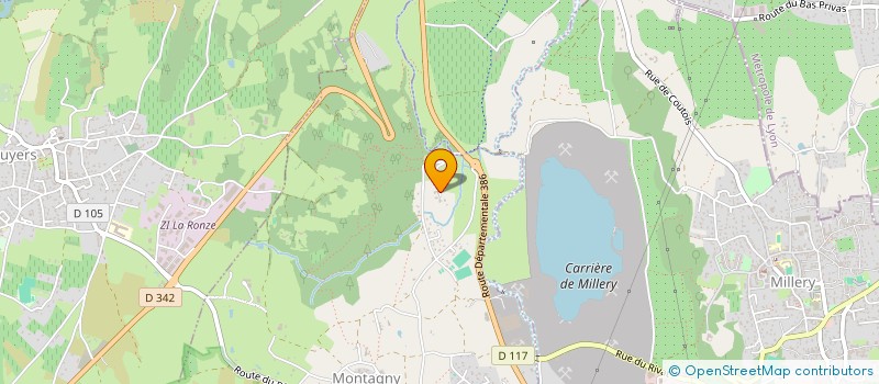 localisation de l'entreprise MADAME MARIE VESCHI à MONTAGNY