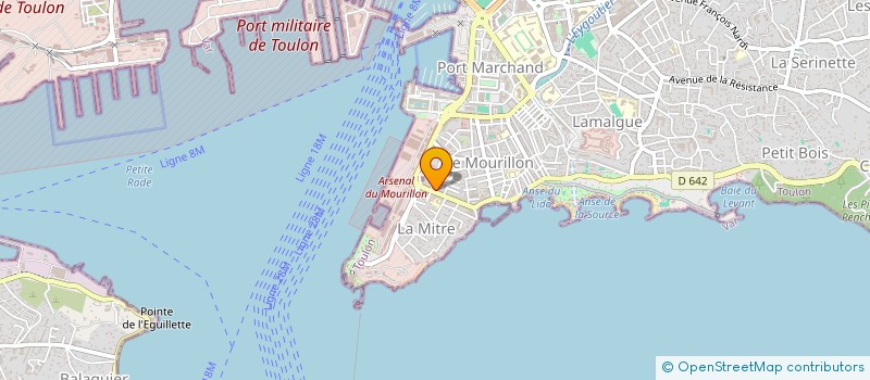 localisation de l'entreprise MADAME MARIE VEYRE  TOULON