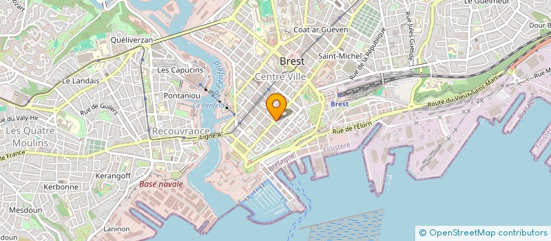localisation de l'entreprise MADAME MARIE VEYSSET à BREST