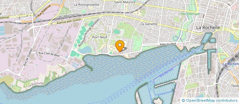 localisation de l'entreprise MADAME MARIE VEYSSIERE  LA ROCHELLE