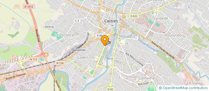 localisation de l'entreprise MADAME MARIE VIALA  CASTRES