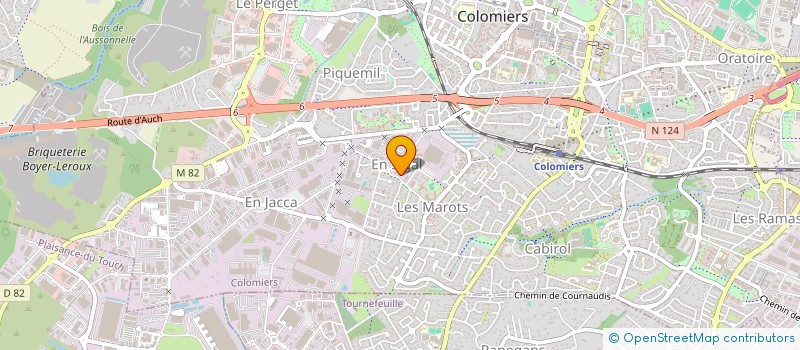 localisation de l'entreprise MADAME MARIE VIATGE à COLOMIERS